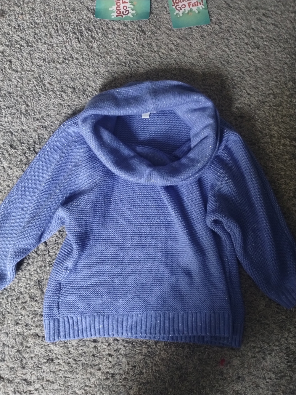 New York & Company Lavender Purple Cowl Neck Sweater